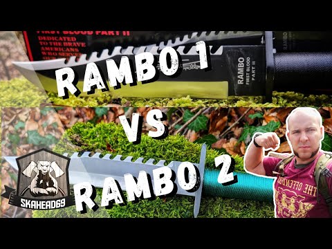 Rambo Messer Vergleich First Blood 1 vs 2 - Filmmesser #4
