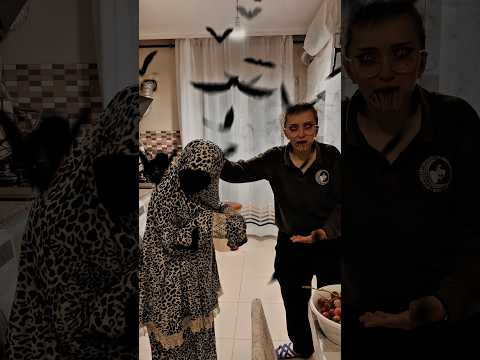 سما بتلعب مع شبح في البيت 😱 هيا ارتعبت 🤯 #haya_family #horror #shorts #رعب