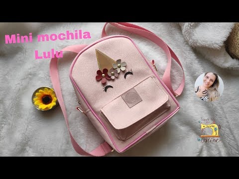 Mini Mochila Unicórnio - Passo a passo