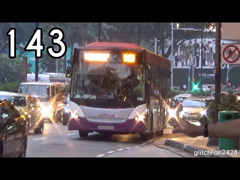 [SBST] SBS8033D on Service 143 - Scania K230UB Euro IV Gemilang Demonstrator