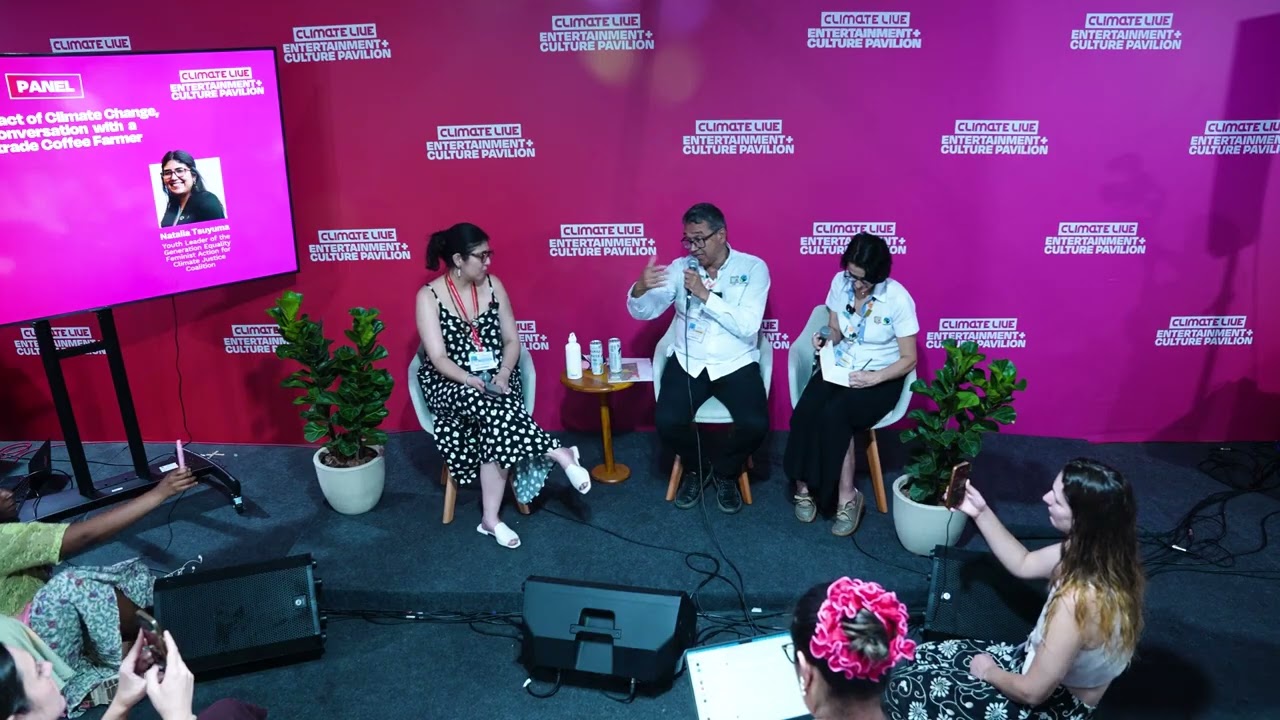 COP30 Panel - The Impact of Climate Change, in Conversation with a Fairtrade Coffee Farmer