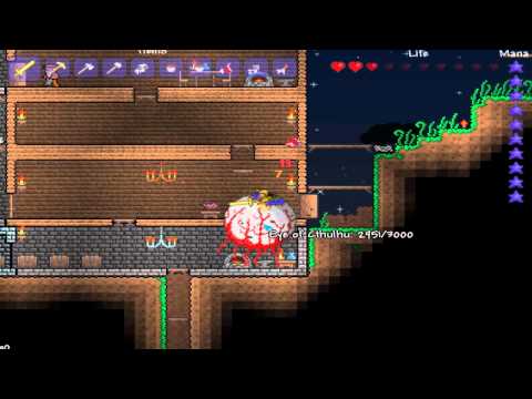 Terraria - Fail Ep. 1 - Killing The Eye of Cthulhu!