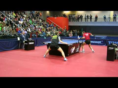 1/2 finale heren A  NUYTINCK CEDRIC (A4) tegen SAIVE JEAN-MICHEL (A1) laatste set