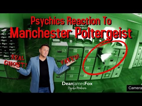 Psychics reaction to Poltergeist  caught on CCTV, is it real or faked?