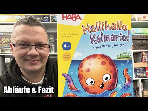 Kinderspiel Hallihallo Kalmario! (Haba) Legespiel und Merkspiel - ab 4 Jahren