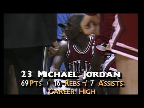 Michael Jordan Career-High (69 Points) vs Cavaliers - 3/28/1990