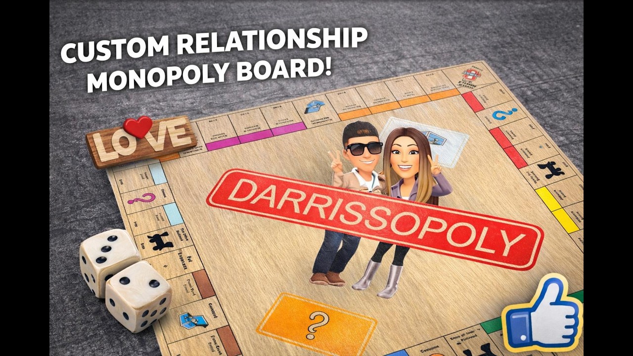 I Turned Our Favorite Memories Into a Custom Monopoly Board