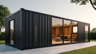 BIG Living | Cozy SHIPPING Container House for Off Grid Living in a Tiny 3 Bedroom Home