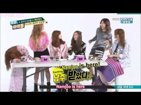 [APINKSUBS] 140409 MBCevery1 Weekly Idol E142   A Pink Part 3/4