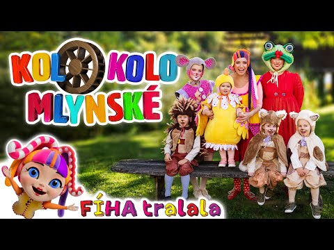 FÍHA tralala - 💖🎶KOLO KOLO MLYNSKÉ 💖🎶 ľudová pesnička, ukazovačka a pohybová hra pre deti🤸‍♀️🤩