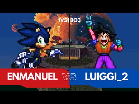 Enmanuel (Sonic) Vs. Luiggi_2 (Goku) Bo3 - Super Smash Flash 2