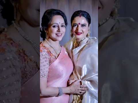 Hema Malini Ji With Rekha ji 💞👌🥰 #hemamalini #rekha