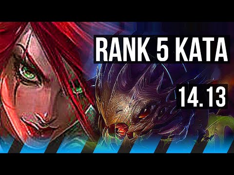 KATARINA vs KOG'MAW (MID) | Rank 5 Kata, 9/2/5, 500+ games | EUW Grandmaster | 14.13