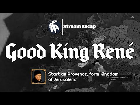 EU4 Good King Rene Achievement | Provence to Jerusalem