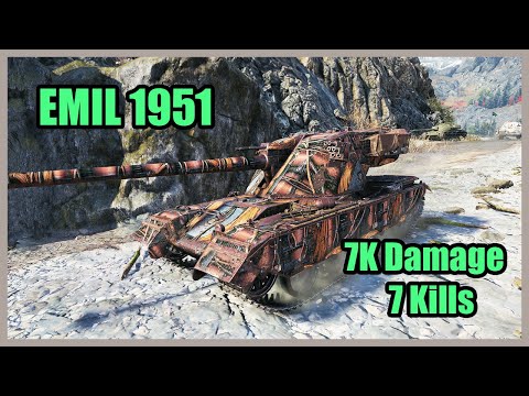 EMIL 1951 ● 7000 DMG ● 7 KILLS ● World of Tanks ● Replay