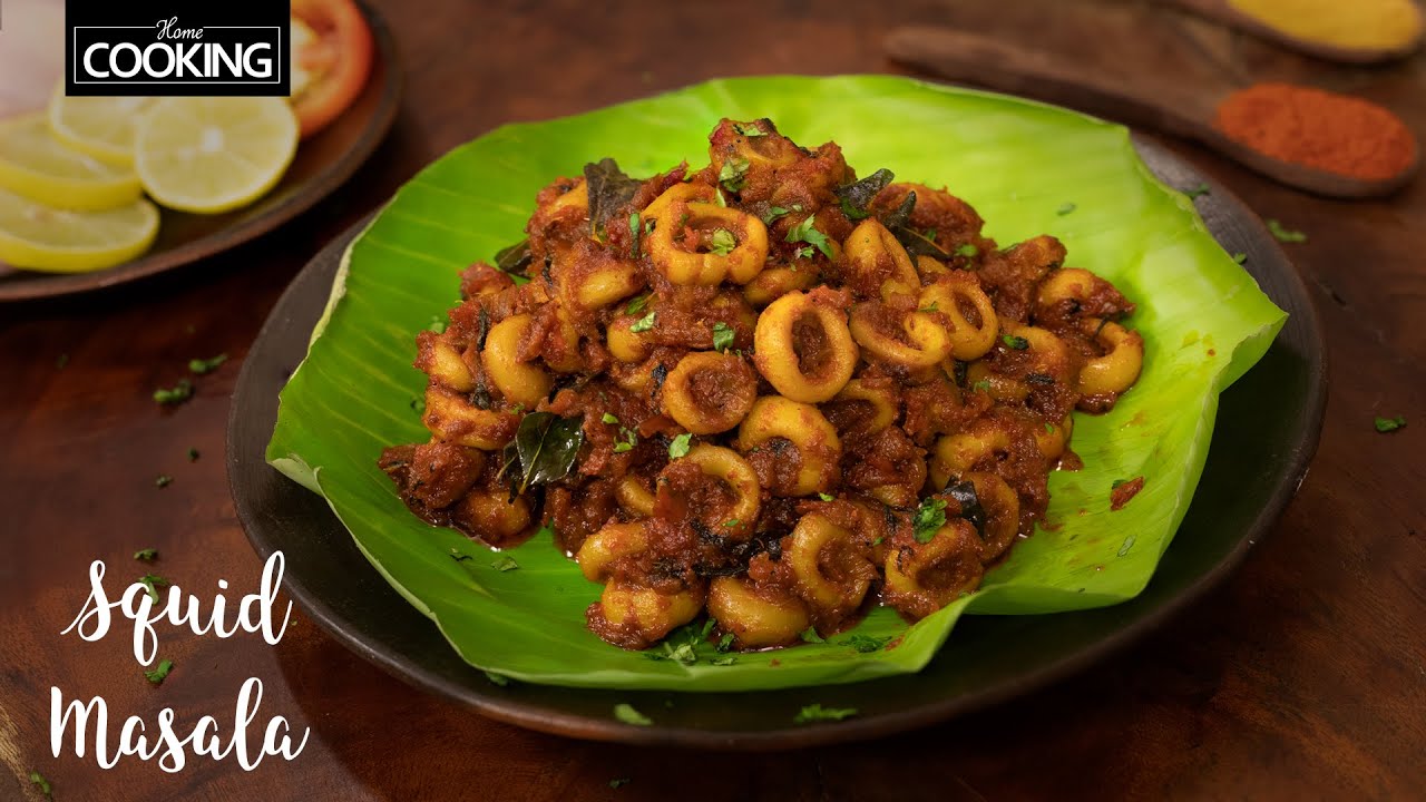 Squid Masala| Calamari Masala| How to make squid masala | Sea Food | Kanava Recipes @HomeCookingShow