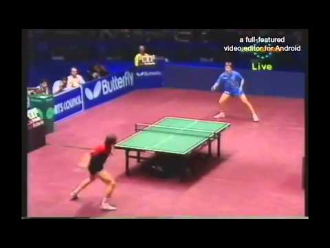 Table Tennis European Championships 1994 Waldner vs Saive  full match
