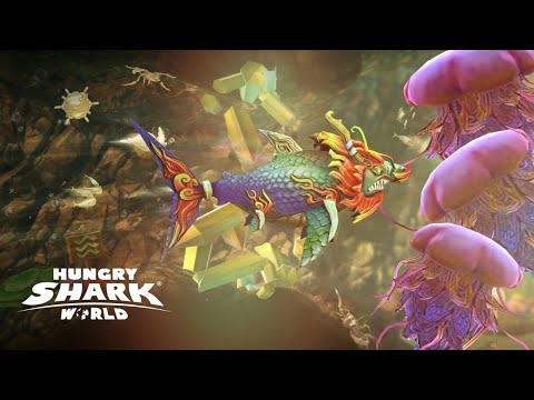 LEGENDARY GREAT WHITE SHARK NEW LIVE EVENT (THE MOST JELLYFISH EATER)- Hungry Shark World