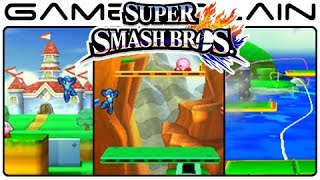Super Smash Bros - Super Mario 3D Land Stage: Chronological Screenshots Trailer (Wii U & 3DS)