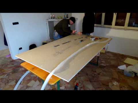 Installing a star light ceiling!