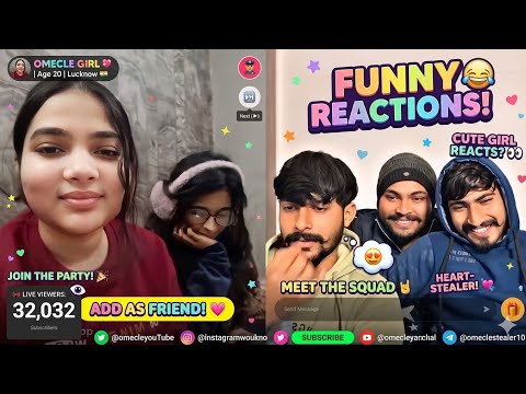🥰Cute Hostel Girl ||🌹 Monkey Chat || Omegle Video | Monkey Live Video Jry || New Video 2025 | #jry  