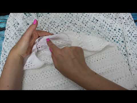 Cum punem elastic la fustele crosetate #crosetam #tricotam