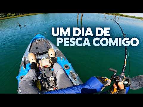 UM DIA DE PESCA NO LAGO CORUMBÁ IV EM GOIÁS
