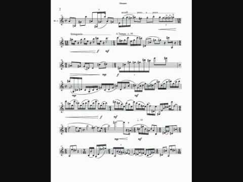 GLIMPSES for solo clarinet in Bb (1996) - Marco Oppedisano