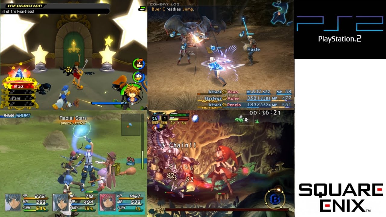 Top 30 Best Square Enix Games for PS2 [Recommended]
