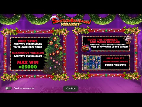 Santa S Big Bash Megaways gameplay video