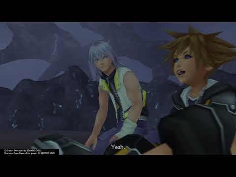 Kingdom Hearts II Final Mix (PS4) Cutscene #472 - Sora and Riku in the World of Darkness