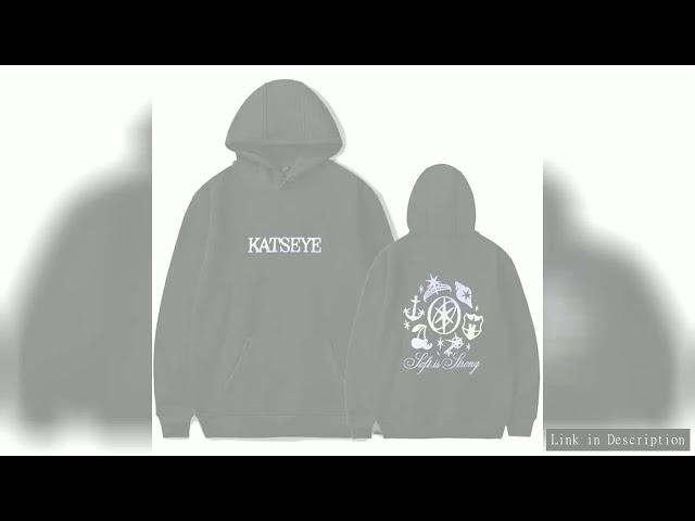 Vídeo relacionado con Generisch Jersey para mujer, informal, bonito diseño de gato, estampado de manga larga, suelto, sudaderas, Blanco, XL