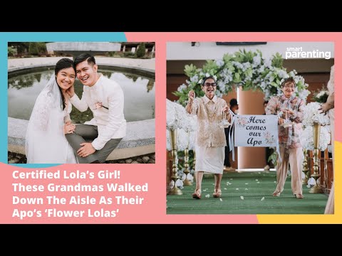 Certified Lola’s Girl! These Grandmas Walked Down The Aisle As Their Apo’s ‘Flower Lolas’