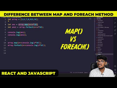 Difference Between Map And Foreach Method Map And Foreach Method Javascript And Reactjs
