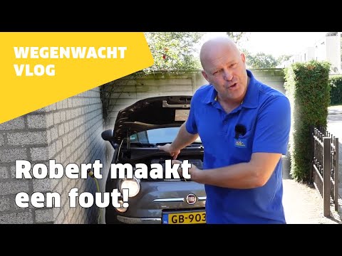 ROBERT repareert de accu nadat hij een fout maakt | Wegenwacht vlog