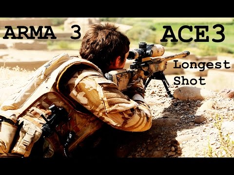 Arma 3 ACE3 Recreating World's (ex) Longest Shot 2475m