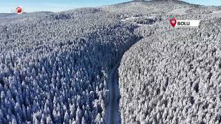 14 Köyün Yaylasının Bir Arada Bulunduğu Sarıalan'da Kış Güzelliği