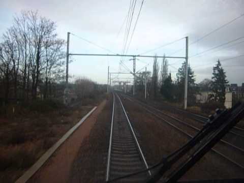 ( CAB  RIDE ) EN  CABINE  De GOUSSAINVILLE à CREIL à bord de la BB  16012 le  22 Décembre 2011