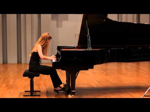 Célia Oneto Bensaid piano Bach Suite anglaise No3 BWV 808 en sol m