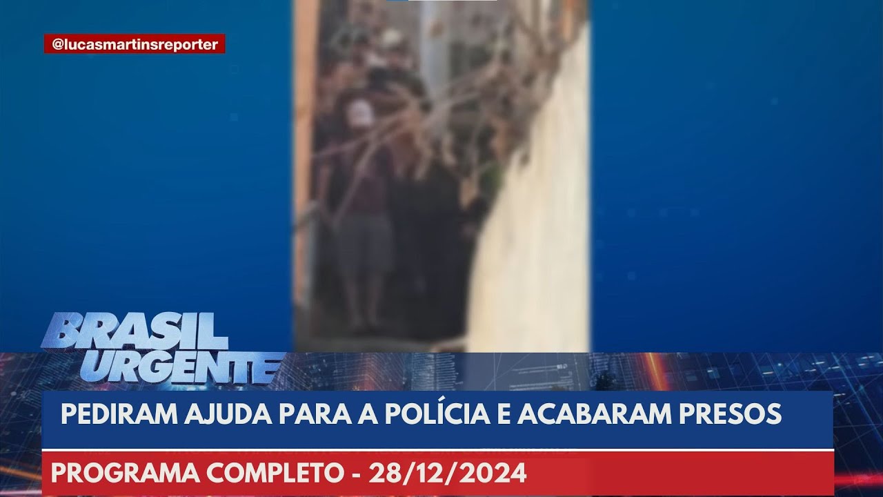 [AO VIVO] BRASIL URGENTE | 28/12/2024