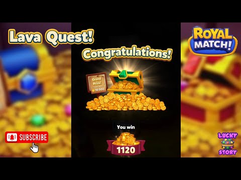Royal Match Game Lava Quest Level 6130-6139 Area 80
