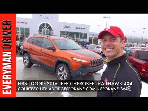 Here's the 2016 Jeep Cherokee Trailhawk 4x4 on Everyman Driver