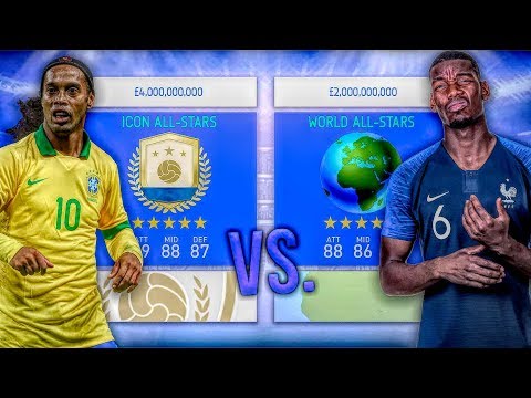 Icon ALL-STARS vs. World ALL-STARS - FIFA 19 Career Mode Experiment