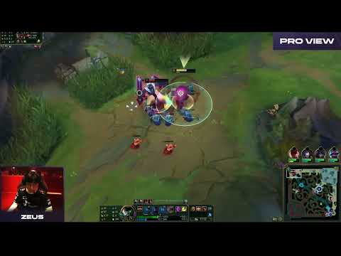T1 Zeus Sion Solo kills Doran Pro View | T1 vs GenG | LCK Spring Finals 2023
