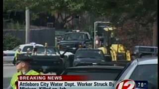 preview picture of video 'City Worker Killed in Attleboro'