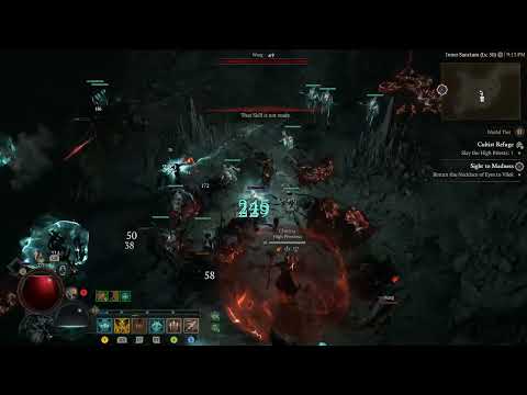 Diablo 4 - Dungeon Crawling! Cultist Refuge!