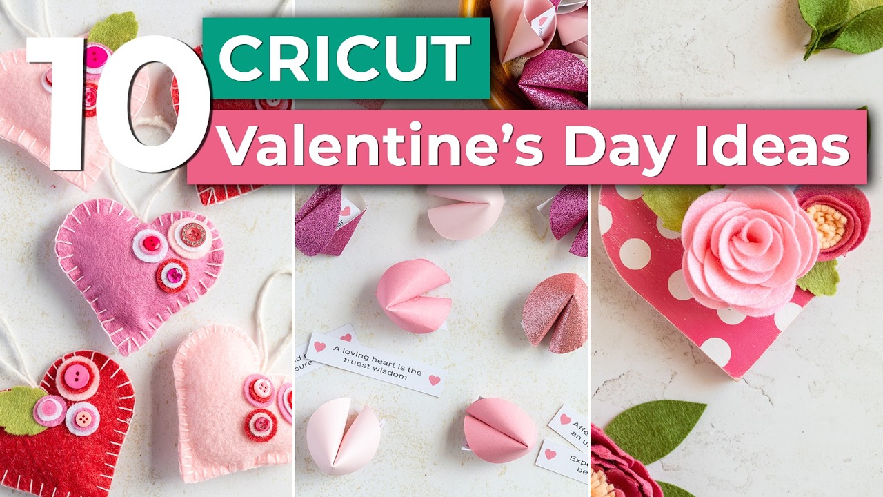 10 Cricut Valentine's Day Crafts You'll Love!