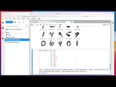 L13.9.2 Saving and Loading Models in PyTorch