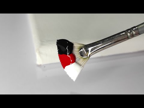 How to Paint Two Cardinals on a Snowy Branch 🤩 Easy Winter Acrylic Painting Tutorial |Easy Painting