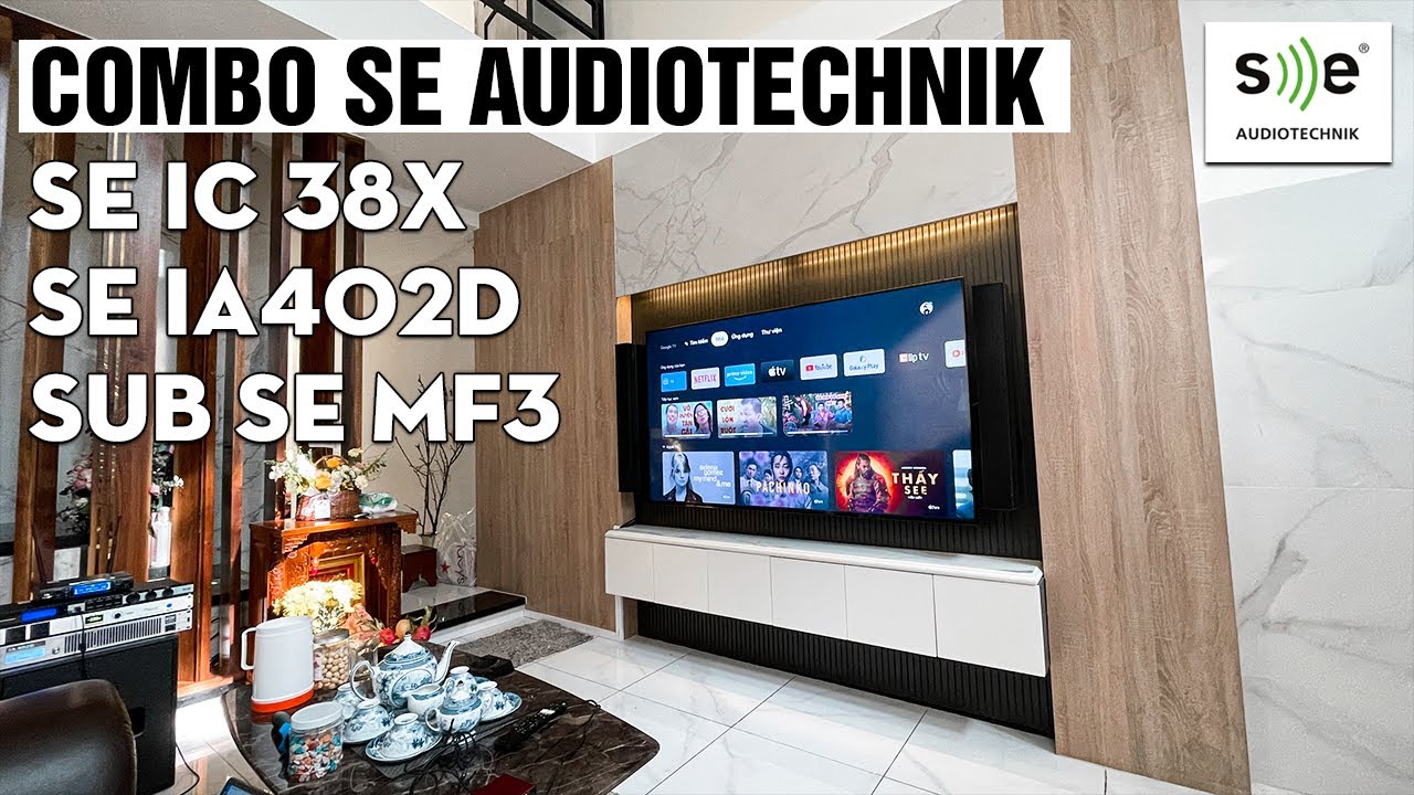 video Dàn Karaoke SE Audiotechnik IC38X TVA842024 0